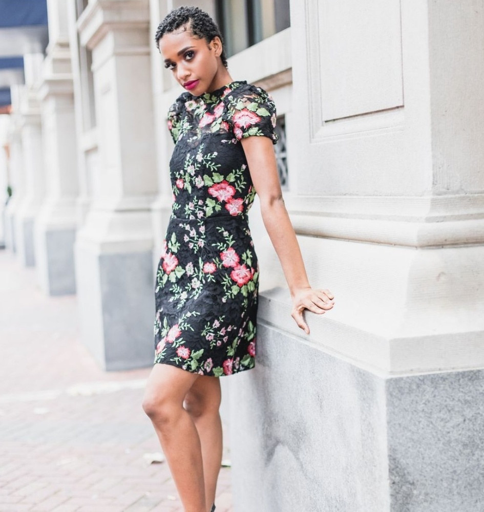 Encased in Lace | Fit & Flare Floral Lace Dress